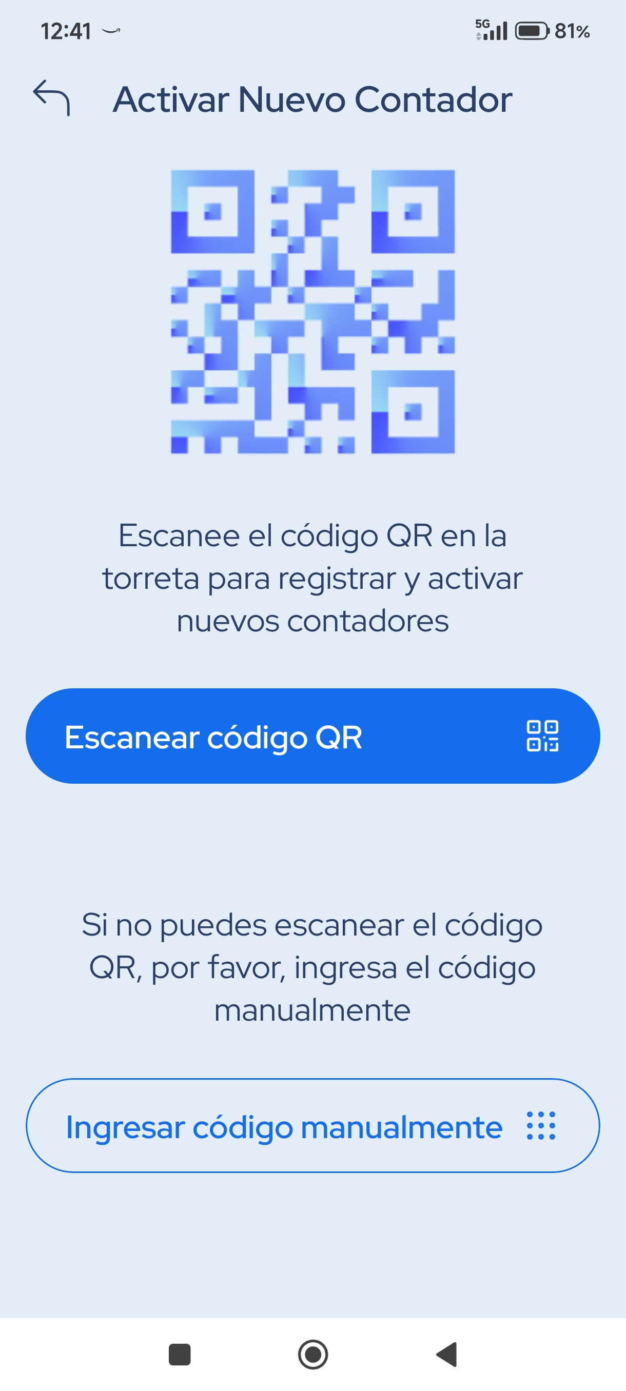Escaneo QR